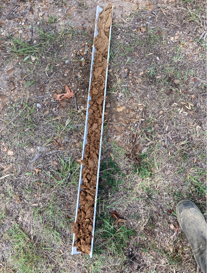 Soil Monolith from Brown’s vegetable field in Yalobusha County, Mississippi. 