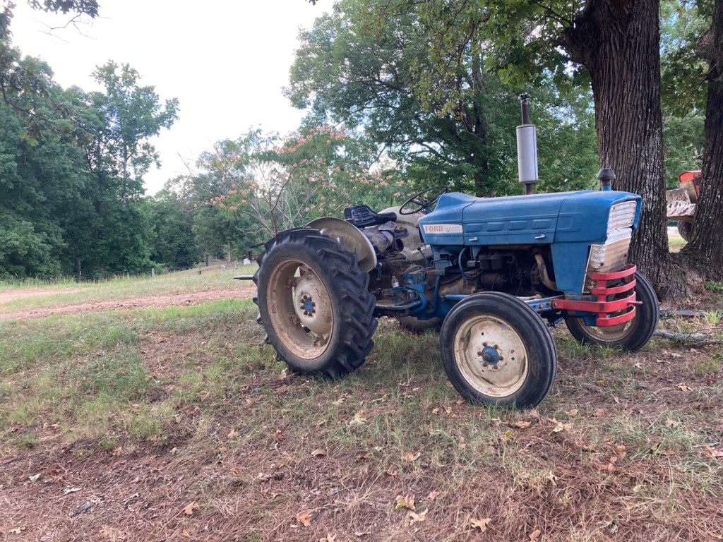 Tractor at Brown's Farm in Yalobusha County, Mississippi