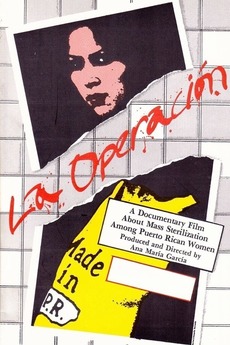 Front cover of the Puerto Rican film-documentary “La operación” directed by Ana María García in 1982. Talks about the forced mass sterilization of Puerto Rican women.
