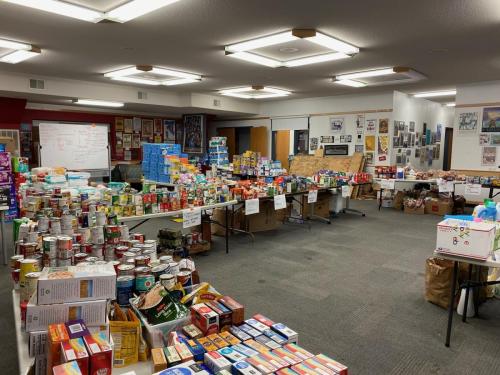 Figure 7. This is at Centro De Trabajadores Unidos En La Lucha (CTUL), another organization that I donated supplies to and where I spent time volunteering in the basement organizing the supplies as they came in. Honestly, while this was a scary time in the Twin Cities, I was continually filled with hope seeing the ways that communities mobilized and cared for each other. June 2, 2020 (personal photo).